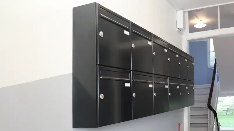 EP Basic postkasseanlæg til vægmontering indendørs