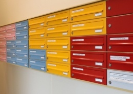 Postkasser-væghængt