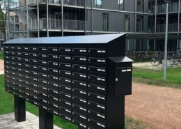 Postkasseanlæg på stander